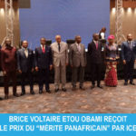 Distinction : Brice Voltaire Etou Obami reçoit le prix du “Mérite panafricain”