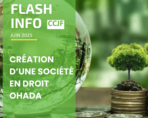 Flash info CCJF : Création d’une société en droit OHADA