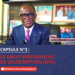 Le droit préférentiel de souscription