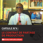 Le contrat de partage de production
