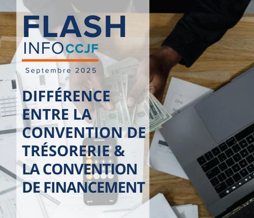 Différence entre la convention de trésorerie et la convention de financement CCJF Congo