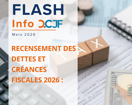 Recensement des dettes et créances fiscales CCJF EXCO CACOGES