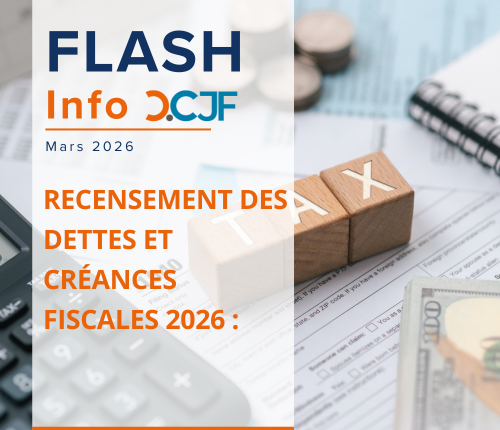 Recensement des dettes et créances fiscales CCJF EXCO CACOGES
